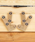 Built Tough Heavy Duty Hidden Door Pivot Hinges Bronze 2 Pack concealed horizontal rotating metal hinges for secret doors