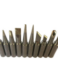 Pro Grade 900M Soldering Iron Tips Set Of 10 Electroplated Replacement Tips For 900M T Series compatible with major stations