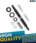 Premium Washer Tub Bearings And Seal Replacement Kit For Quiet Top Loading Machines Zero Fuss DIY Fix components arranged with lubricant tubes.