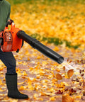 Man using leaf blower for quick start with Fuel Line Kit Replacement For Husqvarna 125B 125BVX 125BX includes 581798001