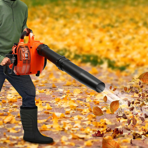 Man using leaf blower for quick start with Fuel Line Kit Replacement For Husqvarna 125B 125BVX 125BX includes 581798001
