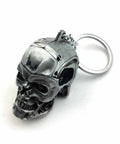 Creative Motorcycle Skull Key Chain Dope 3D Pendant Key Fob For Bikers And Cyclists Durable Long Lasting Metal Ring Fashion Accessory