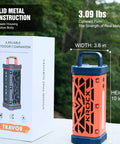 Rugged Aluminum Bluetooth Speaker With 45W Power Deep Bass IP68 Waterproof Magnetic Mounting TWS Pairing Long Battery Life