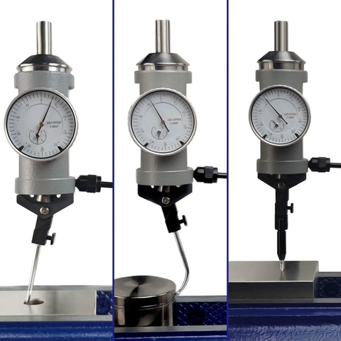 Coaxial Centering Indicator For Milling And CNC Machines - Quick No-Fuss Test Dial For Easy, Accurate Centering In Horizontal And Vertical Setups, Internal And External Diameters, Easy Feeler Swap