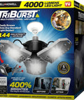 Package of Ultra Bright LED Ceiling Light With 4000 Lumens 6500 Kelvin Cool White 144 LED Bulbs Multi Directional design