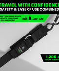 Beefy 2 Inch By 48 Inch Boat Trailer Straps Heavy Duty Tie Down Straps For Trailers And Watercraft Universal Fit shown on boat