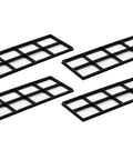 4 Pack Black Air Filter Retainers For Floor Registers 4 Inch By 10 Inch Keep Dust Pollen And Pet Dander From Circulating