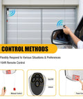 Beefy 110V Roller Door Opener With Two Remotes For Garage And Industrial Shutters Powerful 800N Motor Easy Remote Control System For Home And Commercial Use, remote control view