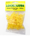 Grease Fitting Caps 50 Count Yellow Must Have For Any Mechanic Fits All Standard SAE And Metric Fittings With Integrated Collar