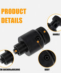 Pro Grade Heavy Duty Alloy Steel Screw Anchor Expander For Hollow Walls 3/8-16 Caulk Anchors, compatible with Greenlee 84305 drill part.