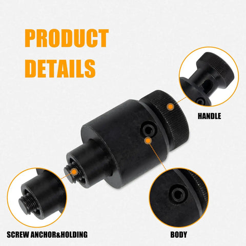 Pro Grade Heavy Duty Alloy Steel Screw Anchor Expander For Hollow Walls 3/8-16 Caulk Anchors, compatible with Greenlee 84305 drill part.