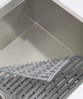 Go-To Task Sink Mat For Workstation Sinks Silicone Protector Pad Heat Resistant And Dishwasher Safe Fits K-80086-1PC And K-80086-2PC in sink
