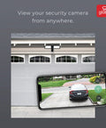 Smart WiFi Security Light With Camera, 24W LED, 1600 Lumens, Motion Sensor, view garage driveway on app, no hub needed.