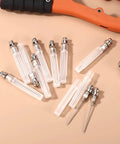 10 Piece Grease Injector Needle Kit For Most Grease Guns, 6cm Steel Nozzle Tips, Built Tough For Ball Joints And Universal Fittings