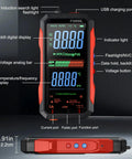 Pro Grade Digital Multimeter With Color Backlit Display And USB C Rechargeable Battery 6000 Counts True RMS