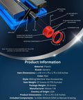 Precision CNC Milling Vice Featuring Visual Torque Handle with red hexagonal component for secure clamping and setup.