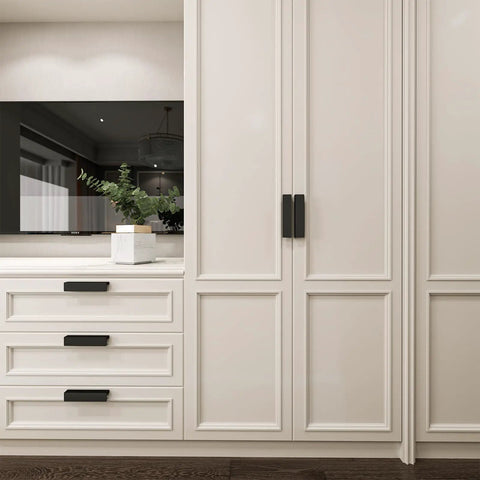 Top Shelf 10 Pack Of Matte Black Finger Edge Pulls With Five Inch Center Spacing And Smooth Rounded Corners Perfect For Kitchen Cabinets And Dresser Drawers That Is A Total Game Changer For Your Home Makeover on white cabinets.