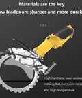 Beefy 8000W Electric Concrete Circular Saw Wall Chaser Ring Cutter with titanium blade, designed for durable cutting of brick and stone.