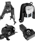 Engine motor mount set for 2003-2008 Toyota Corolla Matrix 1.8L and Pontiac Vibe replacement A4230 A4219 A4218 A4221 with high strength rubber