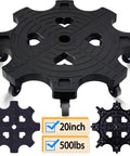 20 Inch Heavy Duty Rolling Plant Caddy With Casters For Indoor And Outdoor Use, large plant dolly with 9 wheels, heart design
