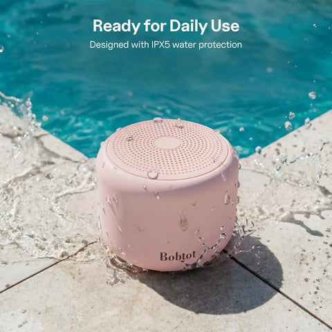 Ultra Portable Bluetooth Speaker With Strap For On The Go IPX5 Waterproof Mini Speaker That Bangs With Loud Stereo Sound