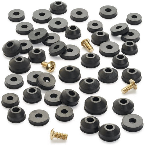 Assorted Faucet Washers Kit For Indoor And Outdoor Repair with various sizes, including screws for DIY plumbing essentials