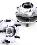 2 Pack Front Wheel Bearing And Hub Assembly Double Row Chrome Steel Fits 32 Spline Hubs For Popular Sedans And SUVs ISO IATF Certified