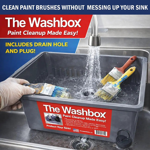 Sink Insert For Easy Paint Cleanup With Brush And Roller Cleaner Tray Paint Tool Washer System Keeps Paint Out Of Your Sink