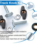 Wing Type T Slot Bolt Kit 10Pcs For Table Saw Fence And Clamp Workbench Jig Hold Down Fasteners T Track Hardware Set For Woodworking
