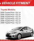 Vehicle fitment for Direct Bolt On Coolant Control Valve For 2004 To 2009 Toyota Prius 1.5L models listed.