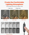 Magnetic Helping Hands Soldering Station with different light settings and remote control for precise electronics repair and DIY.