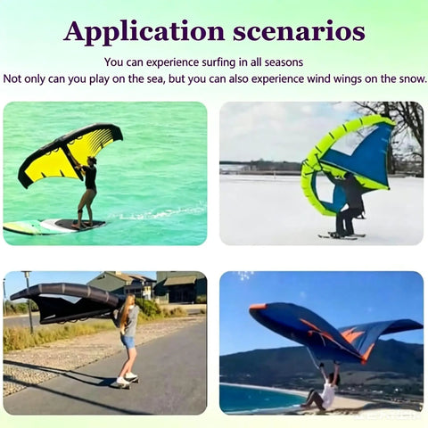 Application scenarios of Inflatable Wing Foil Board for Wing Surfing Lightweight Easy Pump Travel Companion Portable Hydrofoil Board