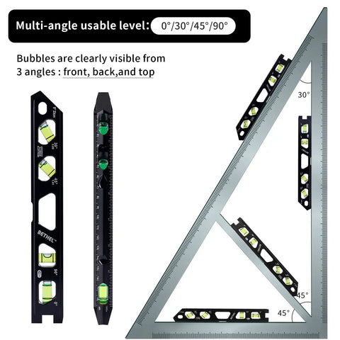 Pro Grade 9 Inch Magnetic Torpedo Level Featuring Four Crisp Bubble Vials Wide V Groove Channel And Nasty Strong Magnets Built To Hit Plumb And Level Markers Dead On Without Any Hassle For Daily Handymen