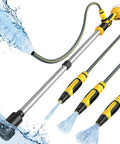 Cordless Stick Water Pump Designed For Plug And Play Setup On 20v Max Tools Grab And Go Gear For Farm Wells Or Pool Draining Built Tough For Dirty Work Without Breaking A Sweat Just Smooth Sailing Daily with silver pipe and black nozzles spraying water.