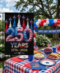 Patriotic 12x18 Inch Garden Flag For 250th Anniversary Celebration 1776 To 2026 All American Backyard Outdoor Decor