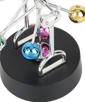 Dope Electric Newton Pendulum Ball Desktop Decor Battery Powered Kinetic Science Toy For Your Desk Colorful Design