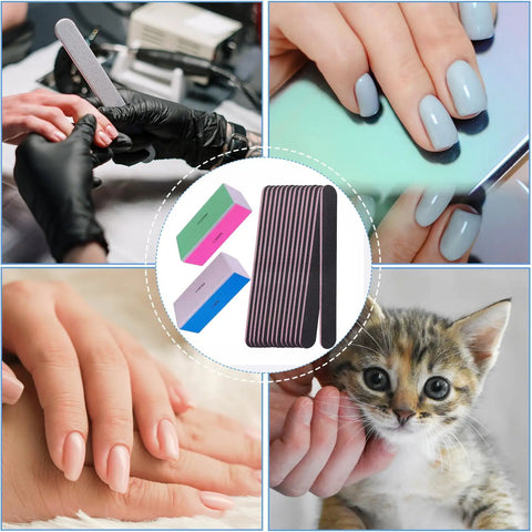 All In One Nail File And Buffer Set With 4 Way Buffers Shine Kit For Natural Nails Manicure Filing Polishing Buffing