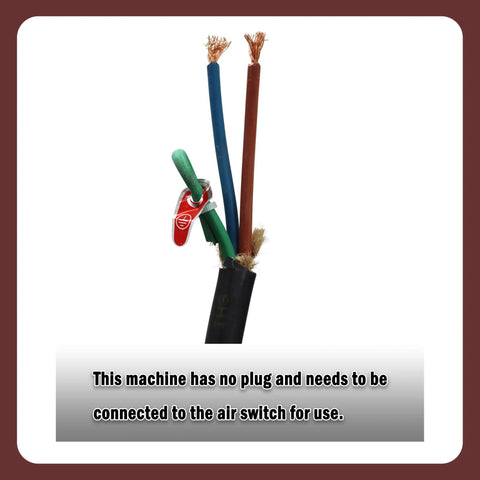 Heavy Duty 220V Heat Shrink Tunnel Machine With Continuous Net Conveyor For POF PVC Film Packaging wire connections needing air switch.