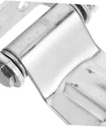 Close-up of Heavy Duty Truck Door Hinge 210mm Double Ribbed Steel Industrial Vehicle Repair Hinge for Cold Storage Doors