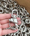 4 Pack Swivel Eye Snap Shackles Stainless 316 Marine Grade Quick Release For Sailing Rigging Spinnaker Halyard Clip Sailboat Gear