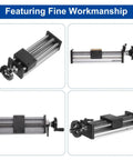 150Mm Travel Manual Sliding Table With Ball Screw SFU1605 16Mm Diameter 5Mm Pitch One Start Double Optical Axis Rail for CNC Machines