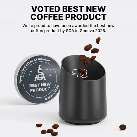 Subscale Digital Dosing Cup With LED Display Sleek Black Scale for Espresso Brewing Precision Ground Measurements Coffee Accessory