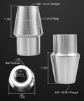Five Eighth Inch Heim Joint Rod End Kit With Left And Right Hand Thread Chromoly For Steering And Suspension Beefed Up For Traction Rods Sand Rails A Arms Race Cars And Hot Rods, 5/8-18 LH/RH