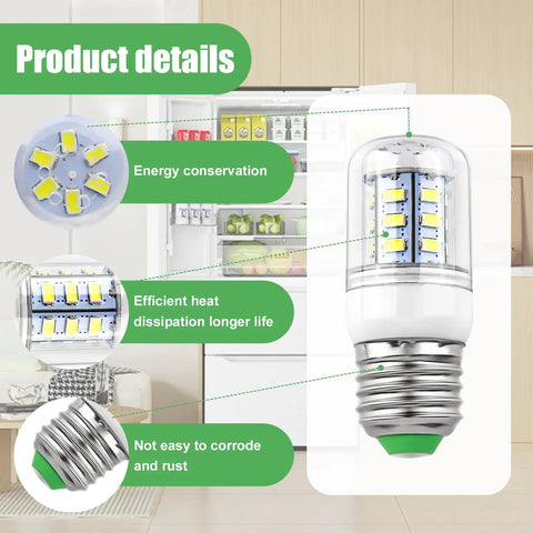 LED Fridge Light Bulb 5304511738 Replacement For Frigidaire Electrolux Kenmore PS12364857 AP6278388 with efficiency features