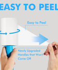 Extra Sticky Lint Roller Mega Value Set With 400 Sheets For Pet Hair Removal On Clothes Furniture And Carpet shown with easy tear design