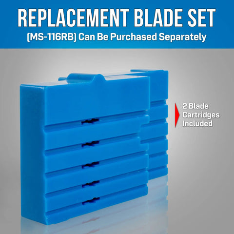 Mid Span Fiber Slitter For ABF Cables 0.9 To 1.5 Mm Precision Five Groove Blade Depth Control Pro Grade Safe Slitting Tool For Clean Outer Sheath Removal Without Damaging Internal Fibers, replacement blade set