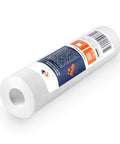 1 Micron Whole House Sediment Filter For RO And Well Water Systems, 10 X 2.5 Inch Replacement Cartridges, side view