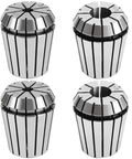 Four Piece ER32 Collet Set With One Half And One Quarter Inch Collets For CNC Milling Lathe And Engraving Machines Pro Grade