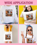 Dope Monkey Team DTF Transfers Pack For DIY Tees, Ready To Press Heat Transfers, 7x7 Inch on shirt, pillow, tote, and tee