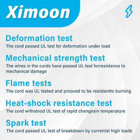 36Ft Replacement Vacuum Extension Cord For Navigator Lift Away Pro And Rotator Upright Vacuums durability test results with Ximoon logo